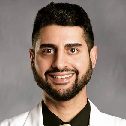 Portrait of Dr Sliman Sayage